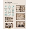 thumbnail image 4 of Joyero SONGMICS Organizador de 5 capas con 3 cajones laterales, 4 of 8
