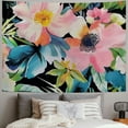 thumbnail image 2 of Orinice Flowers Leafy Design Tapestry Wall Hanging Unique Style for Home Wall Decor Art Living Room Bedroom 60x50inch, 2 of 6