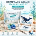 thumbnail image 3 of Clearance Sea Glass Art Kit Mosaic Kit,Create Beautiful Ocean-Inspired Artwork with Colorful Glass Pieces, Coastal Home Decor & Creative Handmade Gift, 3 of 7