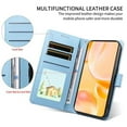 thumbnail image 4 of For Google Pixel 9a Dog Embossing Leather Phone Case with RFID Blocking Card Slot Wallet Magnetic Clasp Lanyard Flip Stand Case,blue,For Google Pixel 9a, 4 of 8