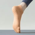 thumbnail image 2 of Bibifish Womens Ankle Socks Solid Color Non- Yoga Socks Summer Comfy Breathable Indoor Dance Sport Low Cut Ankle Socks With Grip, 2 of 4