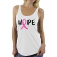 thumbnail image 1 of Awkward Styles Breast Cancer Awareness T-Shirt Hope Ribbon Racerback Tank Tops, 1 of 4