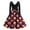 Dark Purple #091, variant on Halloween Dresses for Women Ghost Printed V-Neck Cute Tea Length Dress Witch Hat Cocktail Long Sleeve Retro Dresses with Belt S