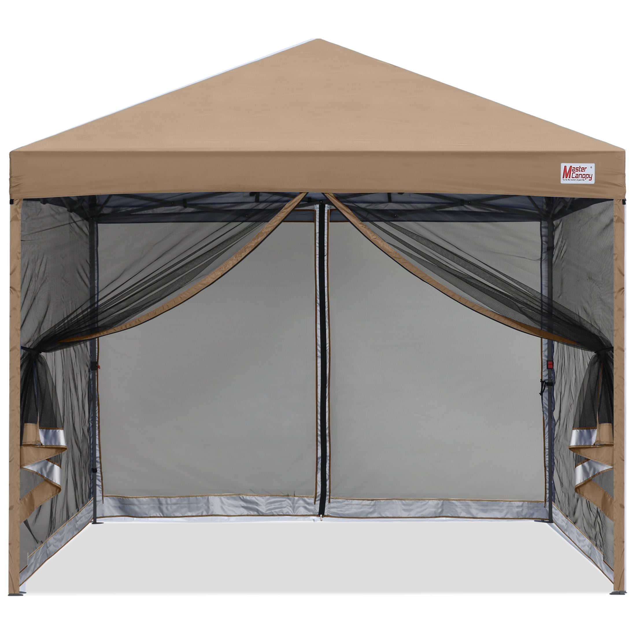 Coleman Sun Shelter 10x10 Canopy with Sunwall UV Protection Gray