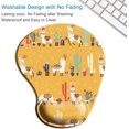 thumbnail image 4 of , Ergonomic with Gel Wrist Rest Support, Marble Mousepad with Lycra Cloth, Non-Slip PU Base for Gaming Computer, Laptop, Home, Office & Travel, 4 of 7