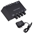 thumbnail image 2 of Mezclador de audio mini Muslady MX500, 4 canales, entrada estéreo, micrófono dinámico, calidad profesional, compacto y potente, adaptador DC 12V incluido. Pedido mínimo: 5 unidades., 2 of 7