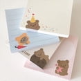 thumbnail image 2 of 28 Estilos : Cuaderno De Notas Coreano Ins Cute Bear Checklist Note Paper No Adhesivo Bloc Mensaje Memo, 2 of 4