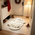 thumbnail image 6 of EaskTriop Plush Cat Shaped Bath Mat, Cute Belly Up Cat Decorative Floor Rug, Non Slip Soft Tufted Mat for Bedroom Entryway Home Use, 6 of 7