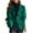 Green, variant on Quinlirra Jackets for Women Trendy Women's Long Sleeved Knitted Cardigan Knitted Jacket XL Green