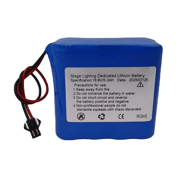 16.8v 5.2Ah 14.8v 5200mAh stage light dedicated Battery for Outdoor LEDJ Rapid QB1s Uplighters