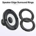 thumbnail image 5 of Uxcell Black 8 Inch Rubber Notch Speaker Edge Surround Big Ring Replacement Parts for Speaker Repair or DIY, 5 of 6