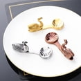 thumbnail image 5 of 1 Pcs Swan Chopstick Rest Holder,4.33 Inch Metal Utensil Stand,Chopstick and Spoon Holder Storage Rack,Home Dining Table Decor,Small Retro Swan Shape Chopstick Rest Stand fork Spoon Holder,B, 5 of 9