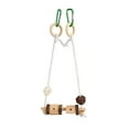 thumbnail image 3 of Bird Hanging Swing, Provide Fun Playtime Bite  Fun  Perch Swing Relieve Bird Boredom With Fixed Hooks For Chewing, 3 of 8