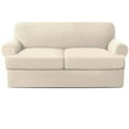 thumbnail image 1 of Stretch Couch Cushion Slipcovers Replacement Simple Solid Color All-Inclusive Cushion Sofa Cover Gift for Families Friends, 1 of 7