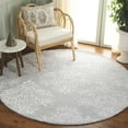thumbnail image 2 of SAFAVIEH Glamour Dedan Floral Area Rug, Light Blue/Ivory, 6' x 6' Round, 2 of 10