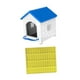 thumbnail image 3 of Gallinero tipo caja nido para la cría de pollos para granjas avícolas que ponen huevos azul con tapete, 3 of 9