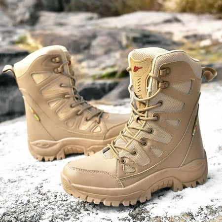 

Women s Outdoor Combat Military Boots Winter Thermal Lace Up Snow Boots Women s Outdoor Boots