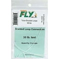 thumbnail image 2 of Superfly TBL-30-00 Braided Leader Loop Connectors White (034519), 2 of 2