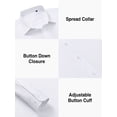 thumbnail image 3 of sogami Men's Stretch Long Sleeve Dress Shirt Wrinkle Free Formal Shirt, 3 of 7