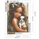 thumbnail image 2 of Pintura de diamante 5D DIY, taladro redondo completo, Kit de chica fresca y dulce, decoración del hogar, 30x40cm, 2 of 9