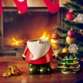 thumbnail image 5 of Mr. Christmas 10.75" Nostalgic Ceramic Lit Gnome Cookie Jar, 5 of 5