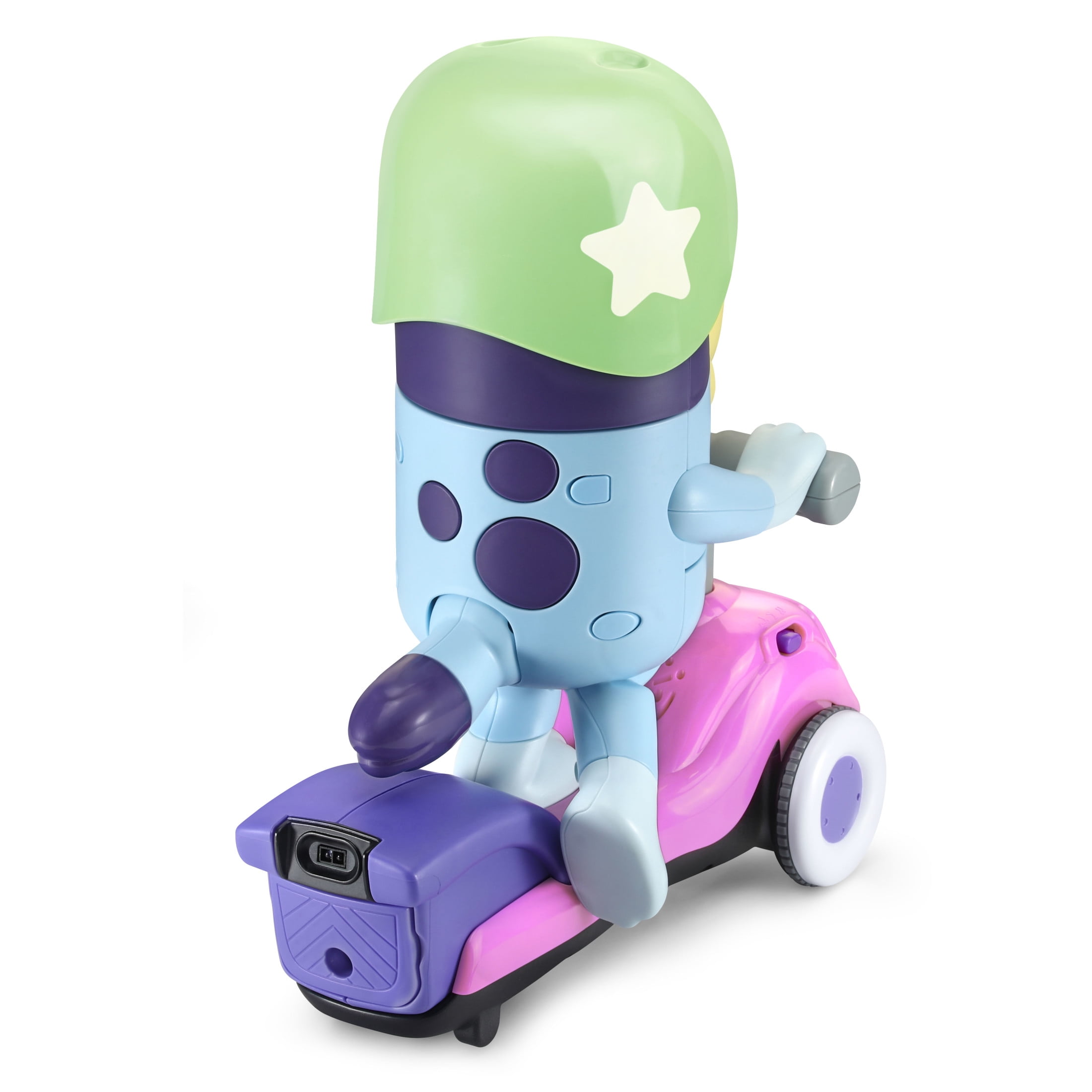 VTech® Bluey Scooter Time Bluey, Moving Electronic Figure Toy for Preschoolers, Ages 3-6 Years Old