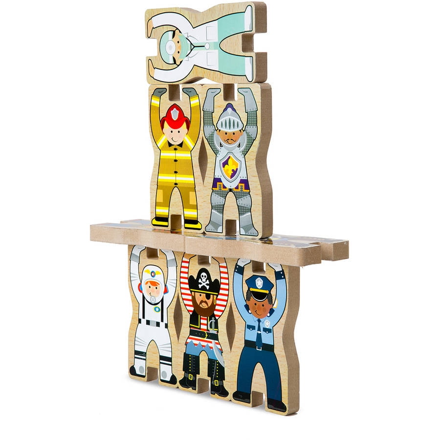 melissa and doug stacking wooden chunky puzzle