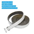 thumbnail image 2 of Uxcell 5/8"x 1/8"x73" Wood Stove Gasket, Graphite Fiberglass Self Adhesive High Temperature Resistance Seal Rope, Black, 2 of 6