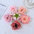 thumbnail image 4 of Simulación de cabeza de flor de rosa de diamante arreglo floral decoración de boda flores de simulación, 4 of 5