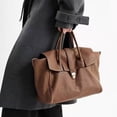 thumbnail image 4 of Bolso Manguito Superior para Mujer PU Cuero Compras Viajes, 4 of 9
