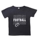 thumbnail image 1 of Gibobby Blusa Niños Camisetas para adolescentes y niños, camiseta de manga corta con estampado de de fútbol y Rugby, camisetas de regalo para fanáticos de niños y niñas(Negro, 6-7 Años), 1 of 4