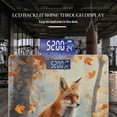 thumbnail image 3 of High Precision Body Weight Scale Smart Bathroom Scales with Large LCD Display(400lbs),Decorative for Bedroom-Fox Sits In The Forest And Surrounded By Falling Autumn Leaves, 3 of 4