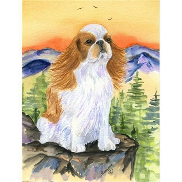 Carolines Treasures SS8311GF English Toy Spaniel Flag - Garden Size