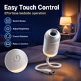 thumbnail image 5 of HD Smart Dynamic 5D Holographic Night Light Projector, 360° USB Powered Galaxy Ocean Projector with 12 Films, 5 of 7