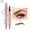 BROWN, variant on QIC Waterproof Micro-Fork Eyebrow Pencil, Long-Lasting Brow Pen for Natural Hair-Like Strokes, Smudge-Proof Makeup Tool for Daily Use & Soft Glam