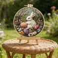 thumbnail image 5 of Easter Bunny Embroidery For Beginners DIY Art With Threads Needle And Pattern, 5 of 5