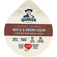 thumbnail image 2 of Quaker Instant Oatmeal Cup Maple Brown Sugar - 1.7 oz (Pack of 3), 2 of 8