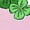 AD-Pink, variant on Inktastic Happy St. Patrick's Day Clovers Women's V-Neck T-Shirt