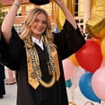 thumbnail image 5 of Double Layer Graduation Ribbon Ribbon Belt Honorary Rope Hand Woven Graduation Ribbon Graduation Sash Graduates' Commemorative, 5 of 5