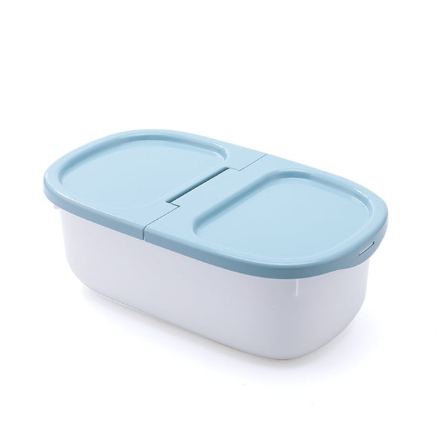 Contenedor hermético para alimentos - Ideal para almacenar croquetas, harina y granos en tamaño pequeño (4kg) color azul
(Nota: Este título en español mexicano cumple con los requisitos de 100-200
