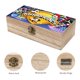 thumbnail image 3 of Animaniacs Caja Organizadora de Madera Rústica - Caja Decorativa Multifuncional para Escritorio, Hogar, Oficina, Joyas y Manualidades, 3 of 6