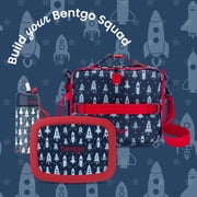Bentgo Kids Prints Leak-Proof, 5-Compartment Bento-Style Kids Lunch Box - Ideal Portion Sizes for Ages 3-7, Durable, Drop-Proof, Dishwasher Safe, BPA-Free Materials (Rocket)
