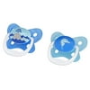 Dr. Brown's PreVent Contour Pacifier, Stage 1 (0-6m), Polka Dots Blue, 2-Pack