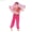 Hot Pink, variant on Handmade Children Girl Belly Dance Kids Belly Dancing Dance Cloth Girls Ballet Leotard Short Sleeve for Girls 4-5 Years