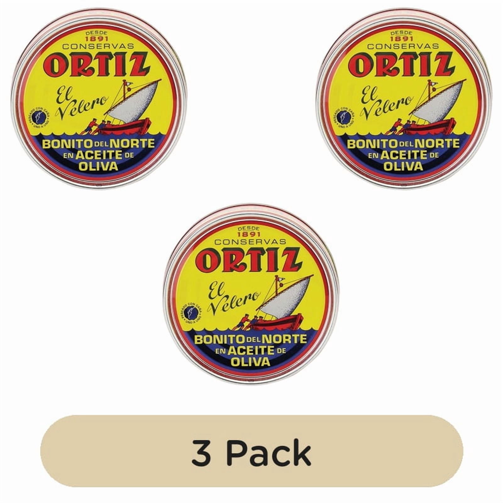 Brindisa Ortiz Albacore Tuna Fillets In Olive Oil "Bonito del Norte" 158g, British Import (Pack of 3)