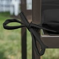 thumbnail image 4 of Mainstays 15.5" x 17" Black Rectangle Outdoor Seat Pad, 1 Piece, 4 of 8