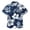 ba10 Navy, variant on Toddler Graphic Tees Funny Boys Hawaiian Shirt Cool Summer Hawaii Shirts Casual Short Sleeve Button Down Aloha Beach Tee Tops 2-13 Years