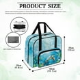 thumbnail image 6 of ZIATUBLE Hibiscus Turtle Sewing Machine Tote Bag Large Capacity Sewing Machine Cases Easy to Clean Sewing Machine Bobbin Storage Case Soft Sewing Machine Tote Storage Case Carry Bag, 6 of 7