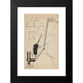 thumbnail image 2 of Marius de Zayas 13x18 Black Modern Framed Museum Art Print Titled - Here She (1915), 2 of 5