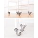 thumbnail image 2 of Juego de ruedas giratorias NERILEE de goma de 2 pulgadas con freno para muebles, 2 of 7